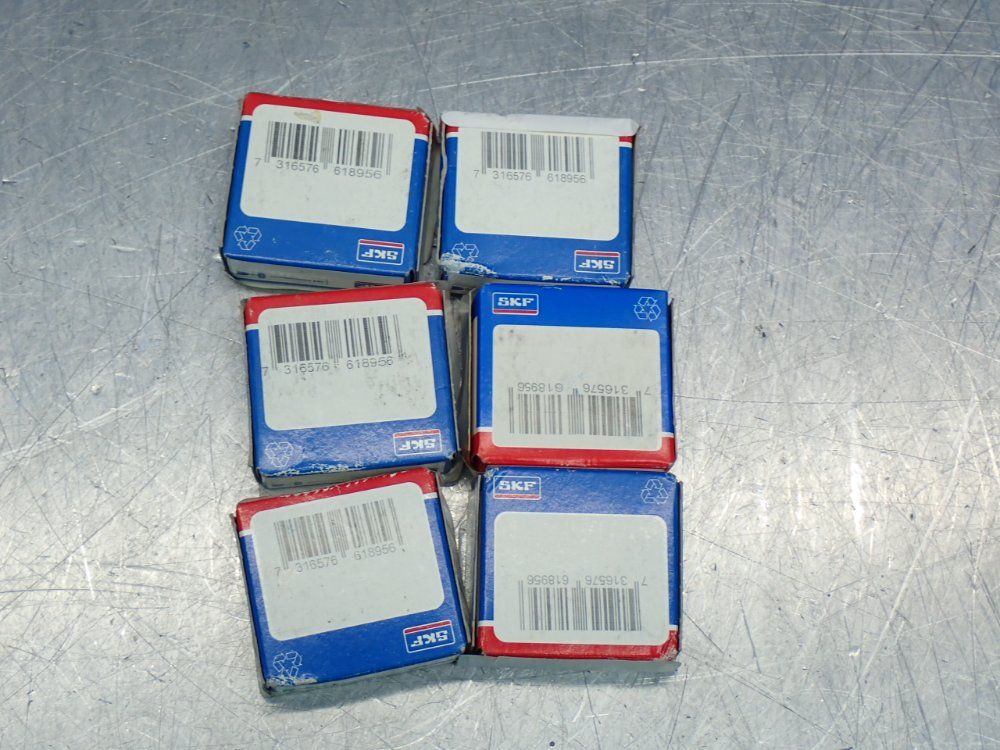 Skf Deep Groove Ball Bearing, 6pcs - 63002z