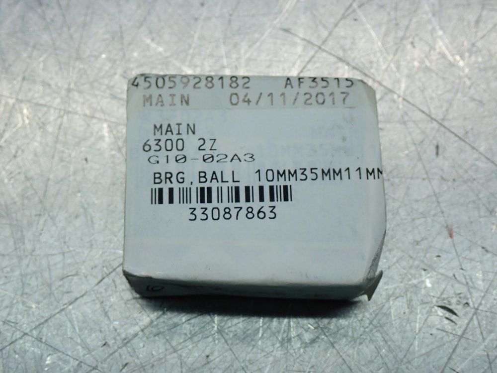 Skf Deep Groove Ball Bearing, 6pcs - 63002z
