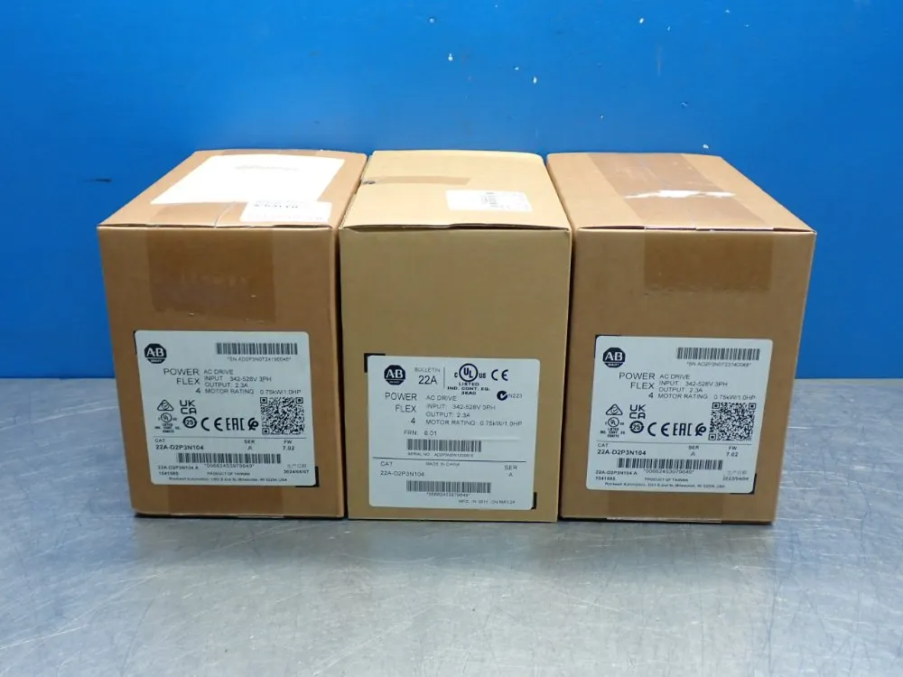 Allen Bradley Adjustable Frequency Ac Drive - 22a-d2p3n104