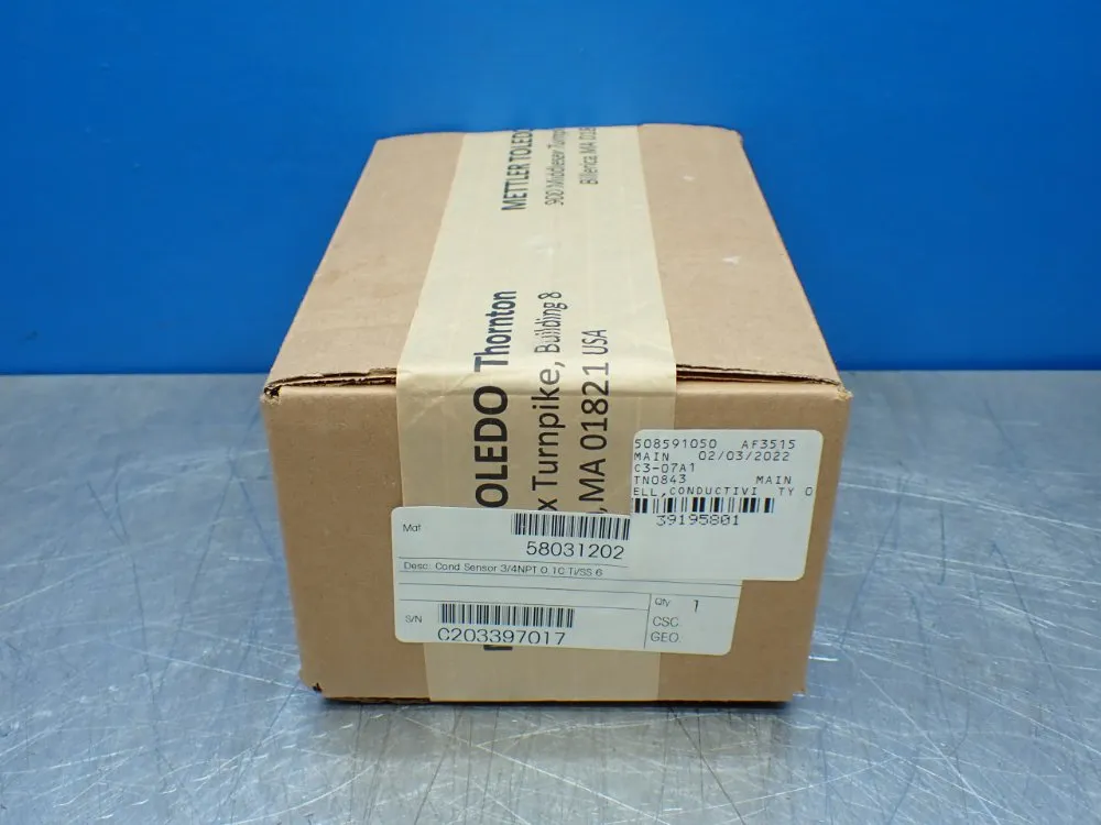 Mettler Toledo Conductivity Sensor. - 58031202