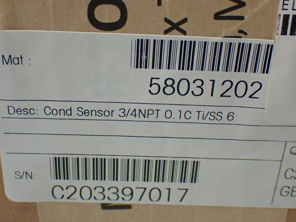 Mettler Toledo Conductivity Sensor. - 58031202