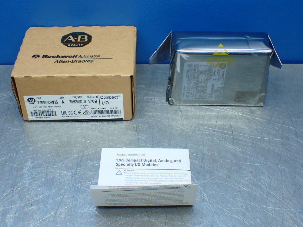 Allen-bradley Compact I/o 16-point Ac/dc Relay Output Module - 1769-ow16