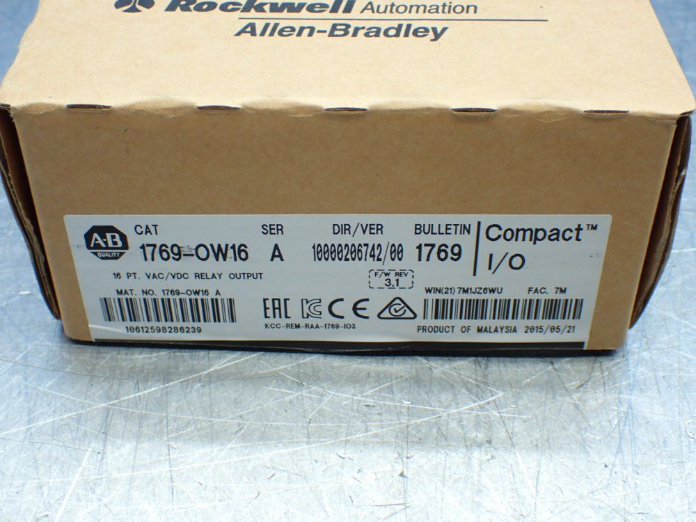 Allen-bradley Compact I/o 16-point Ac/dc Relay Output Module - 1769-ow16
