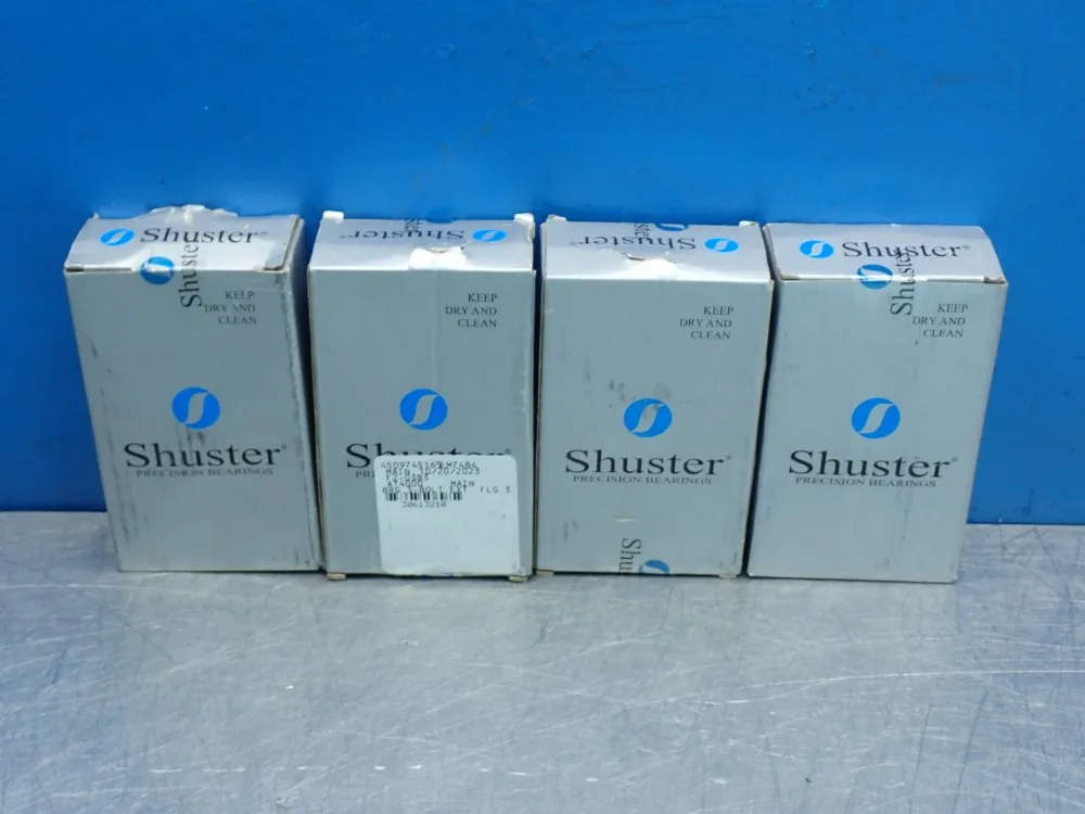 Shuster Flange Ball Bearing Mounted Unit, 4pcs - Sucsfb204-12