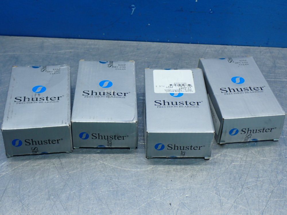 Shuster Flange Ball Bearing Mounted Unit, 4pcs - Sucsfb204-12
