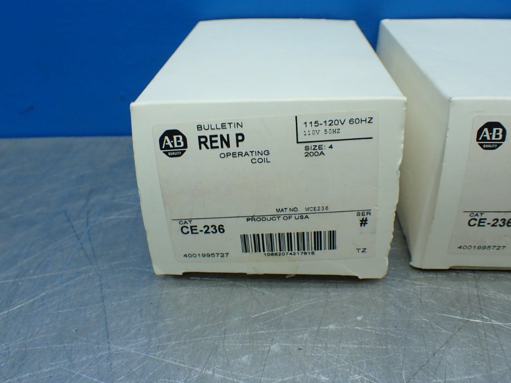 Allen-bradley 2 Operating Coils. - Ce-236