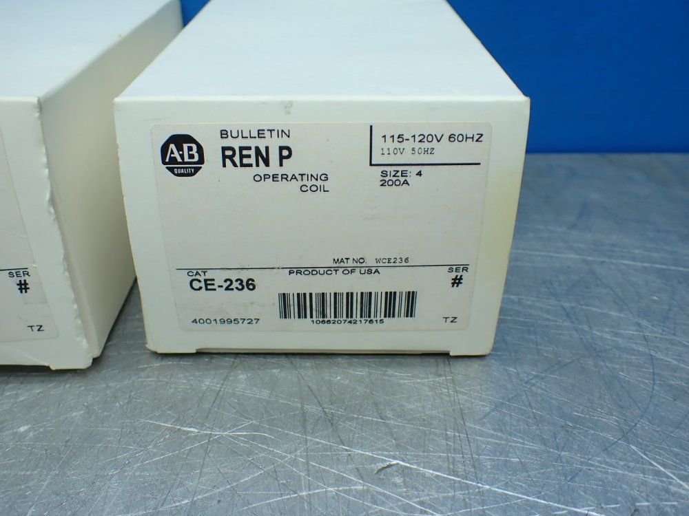 Allen-bradley 2 Operating Coils. - Ce-236
