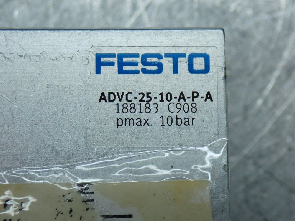 Festo 10mm Stroke 2 Short-stroke Cylinder - Advc-25-10-a-p-a