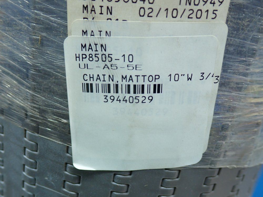Rexnord Mattop 8500-series Wide Chain Modular Belting, 2pcs - Hp8505-10in