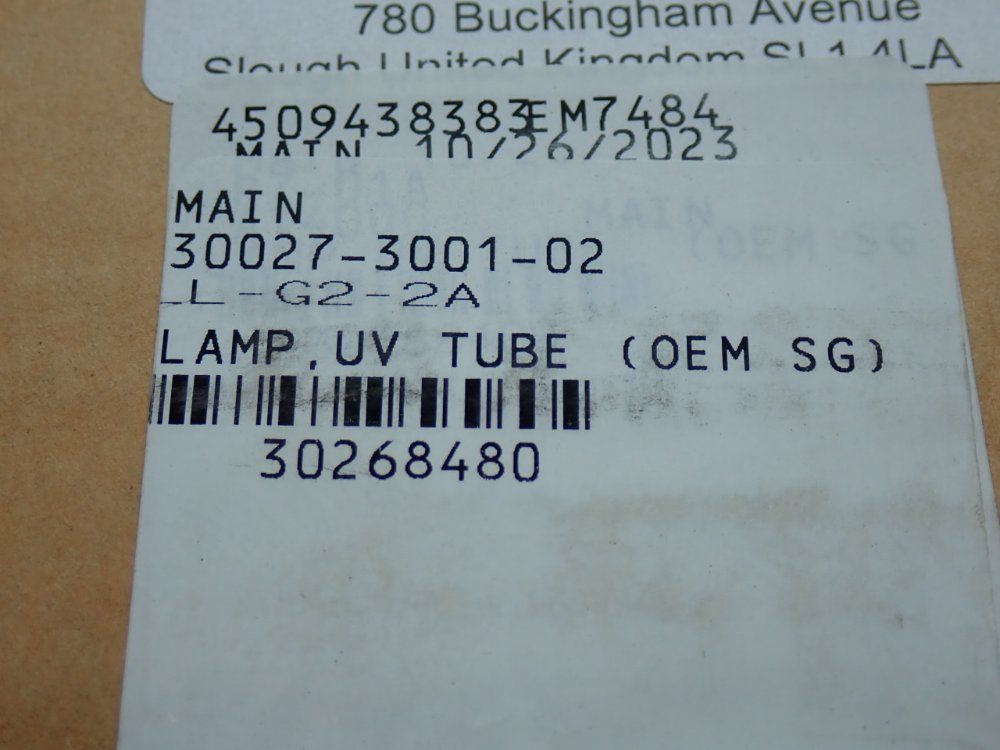 Hanovia 2 Replacement Medium Pressure Uv Lamp - 130027-3001-02