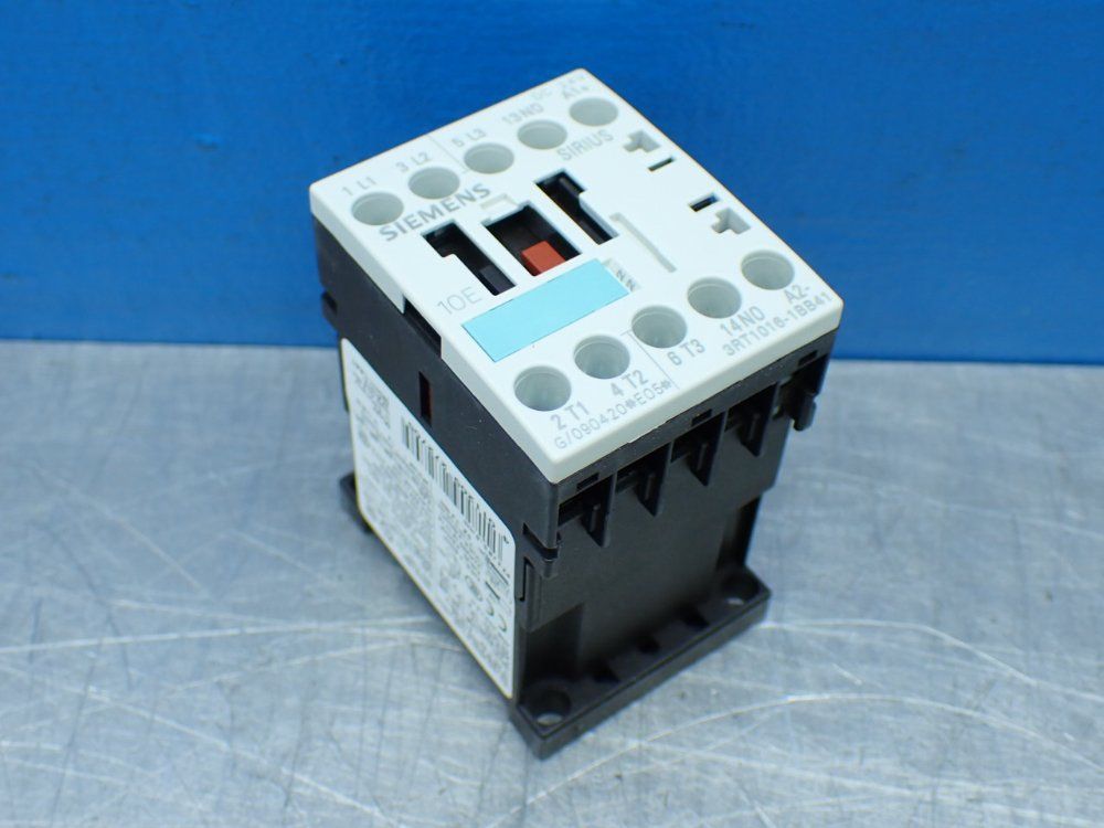 Siemens Sirius 3-pole Power Contactor - 3rt1016-1bb41