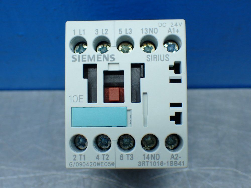 Siemens Sirius 3-pole Power Contactor - 3rt1016-1bb41