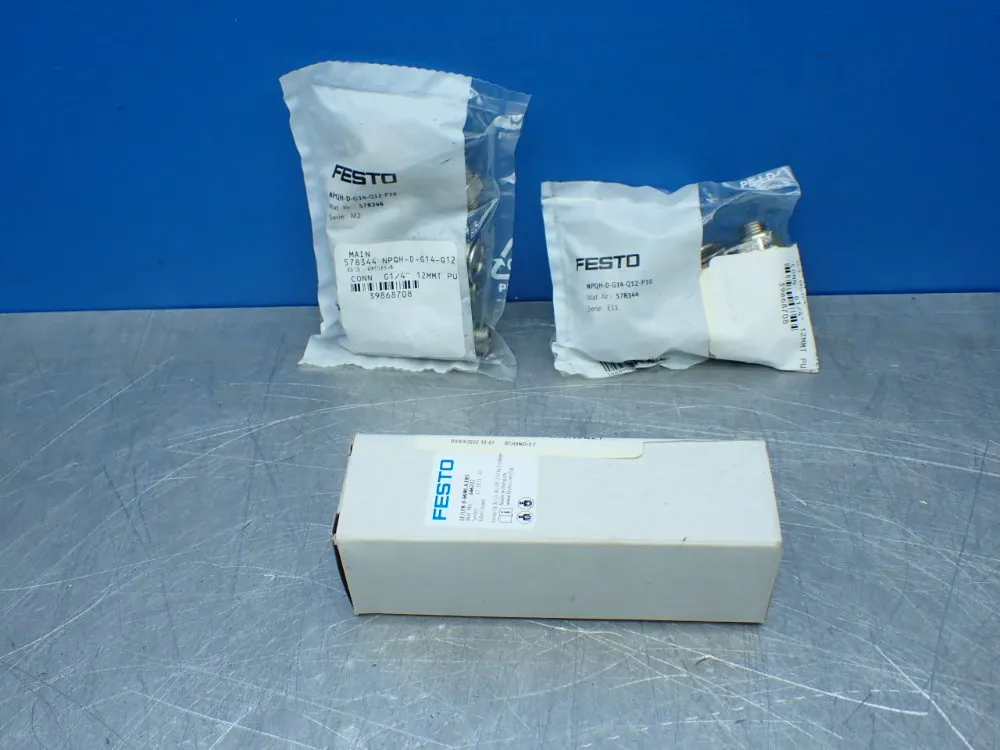 Festo 3pcs Festo Pneumatic Lot - Lf/lfr-d-mini-a:ers