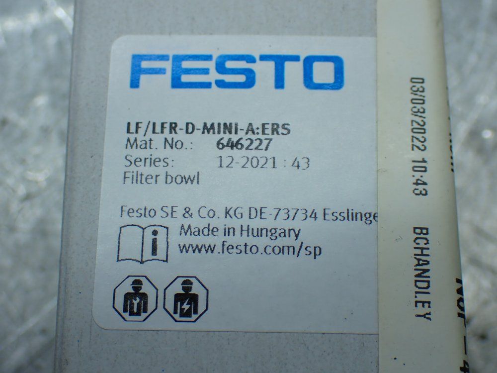 Festo 3pcs Festo Pneumatic Lot - Lf/lfr-d-mini-a:ers