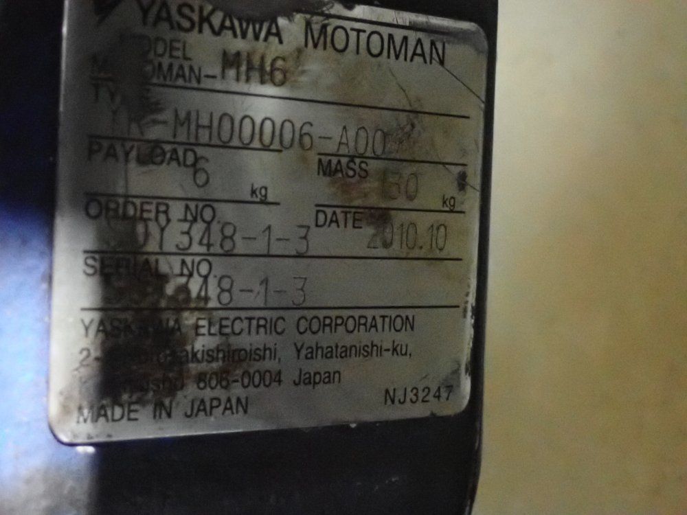 Yaskawa Motoman Robot - Mh6
