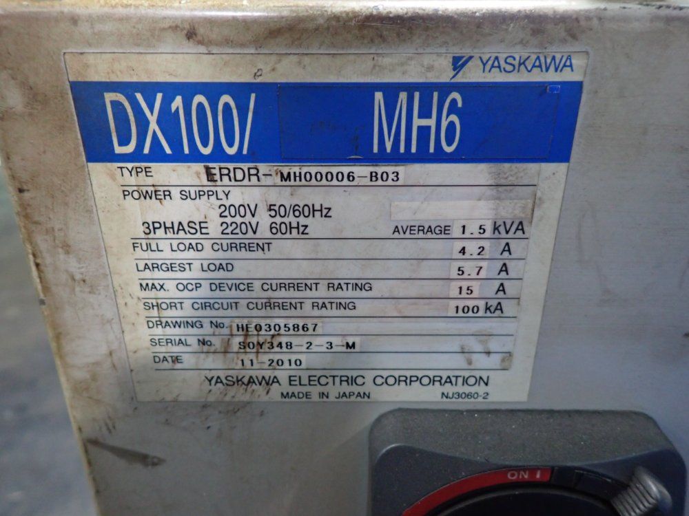 Yaskawa Motoman Robot - Mh6