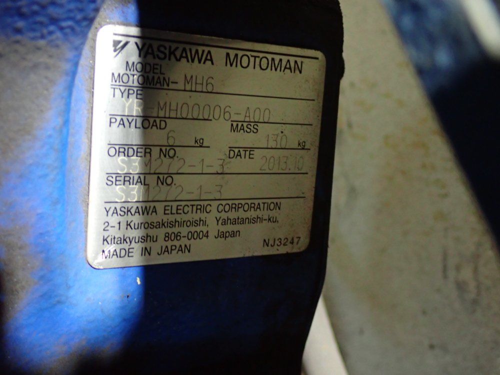 Yaskawa Motoman Robot - Mh6