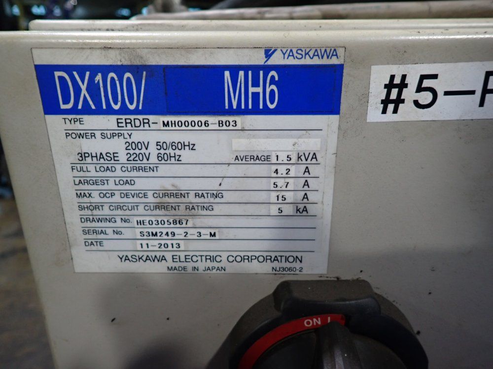 Yaskawa Motoman Robot - Mh6