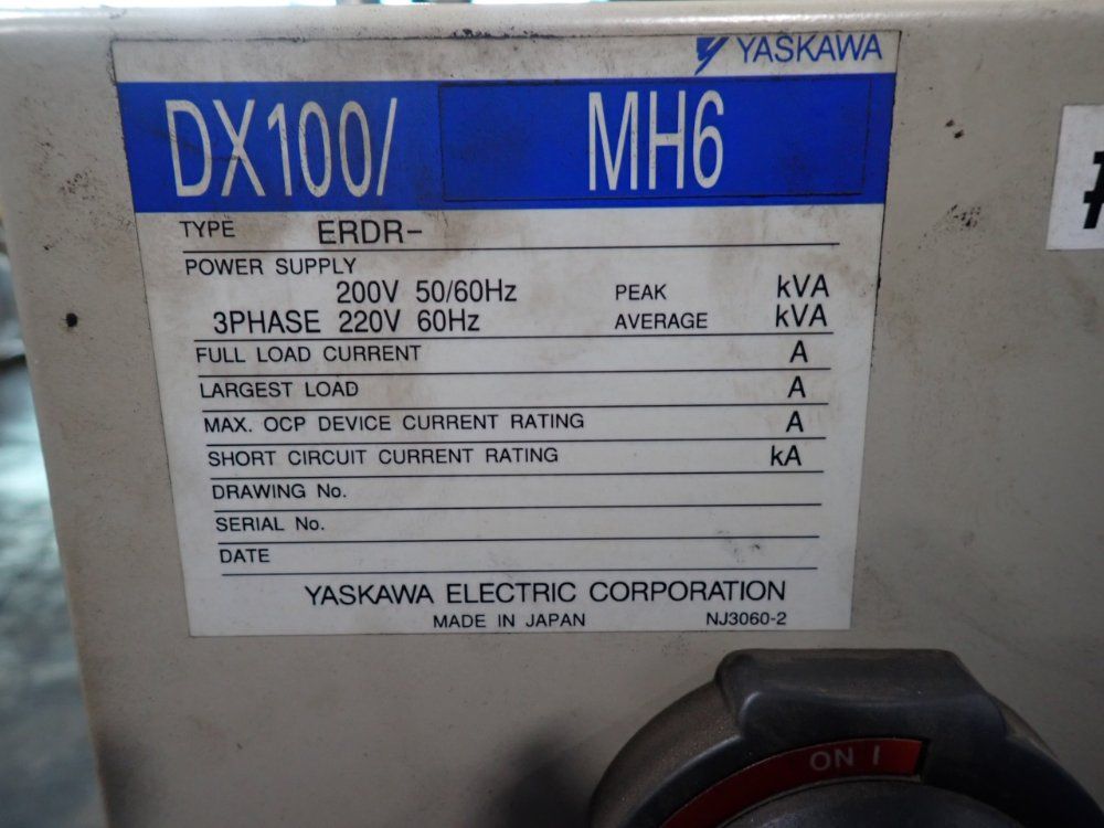 Yaskawa Motoman Robot - Mh6