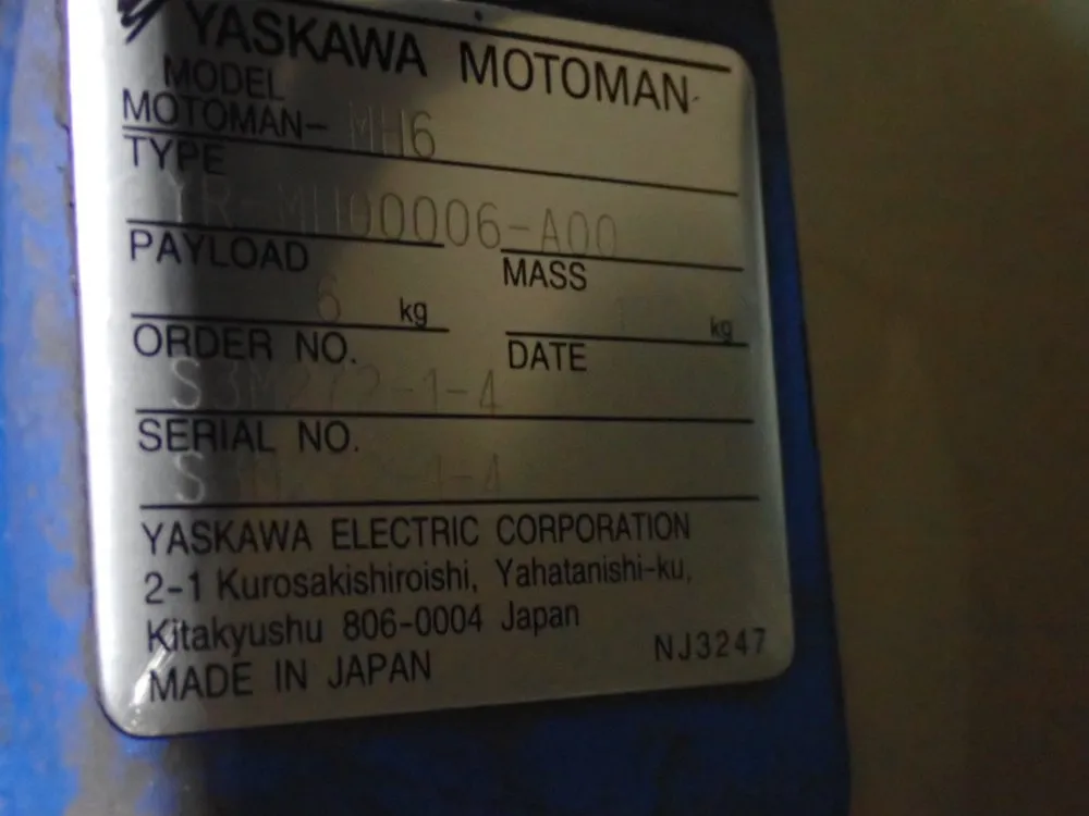 Yaskawa Motoman Robot - Mh6