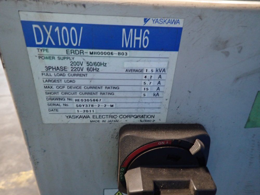 Yaskawa Electric Robot - Mh6