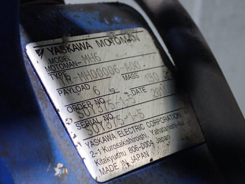 Yaskawa Electric Robot - Mh6