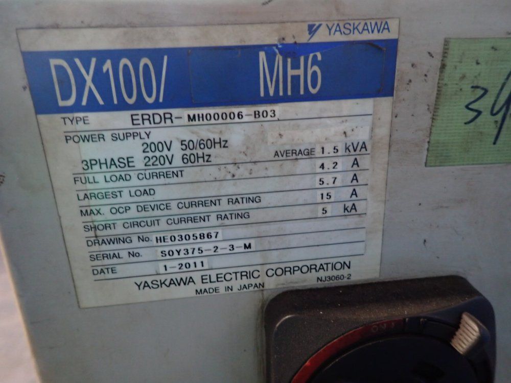 Yaskawa Electric Robot - Mh6