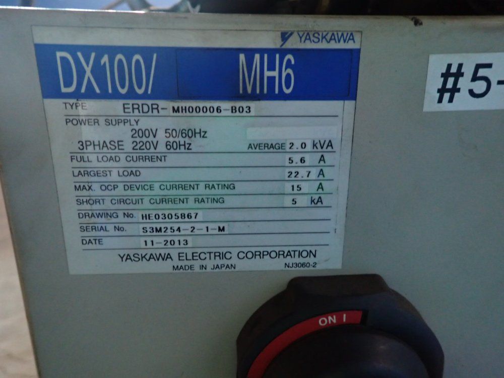 Yaskawa Electric Robot - Mh6