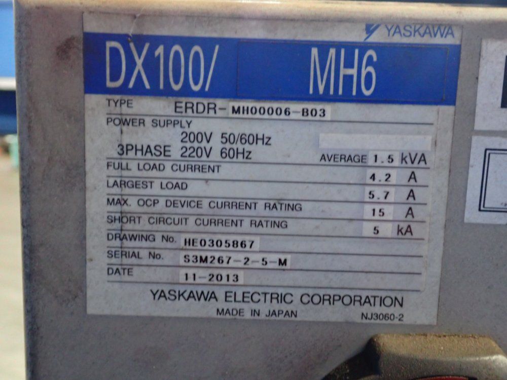 Yaskawa Motoman Robot - Mh6