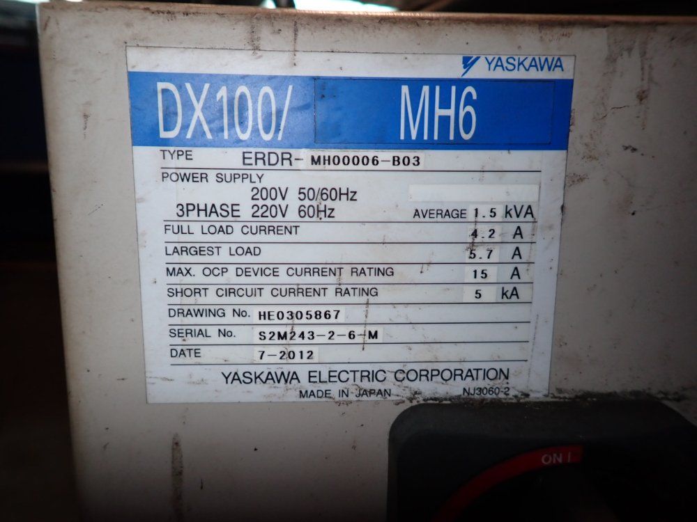 Yaskawa Motoman Robot - Mh6