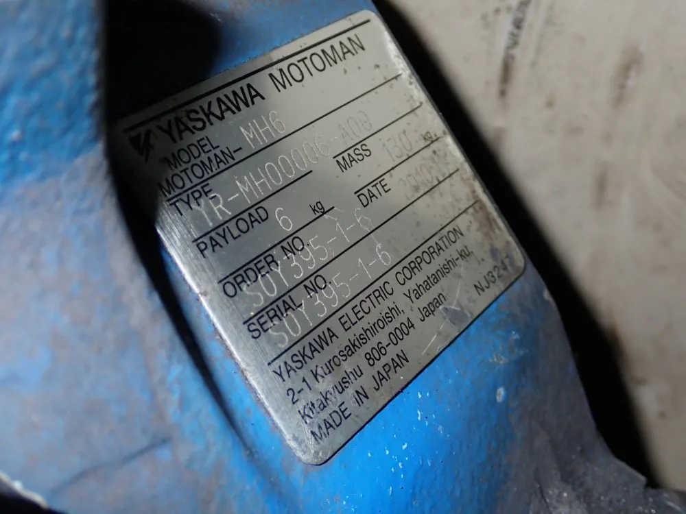 Yaskawa Motoman Robot - Mh6