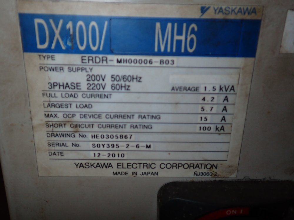 Yaskawa Motoman Robot - Mh6