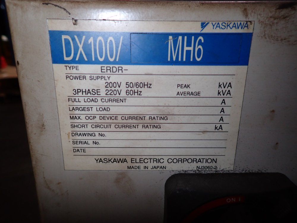 Yaskawa Motoman Robot - Mh6