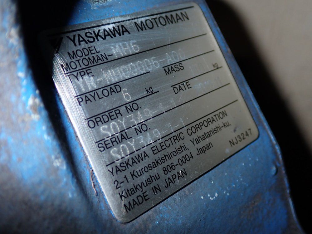 Yaskawa Motoman Robot - Mh6