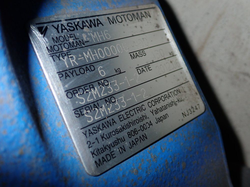 Yaskawa Motoman Robot - Mh6