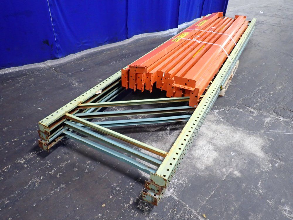 36" X 192" Pallet Racking - Teardrop