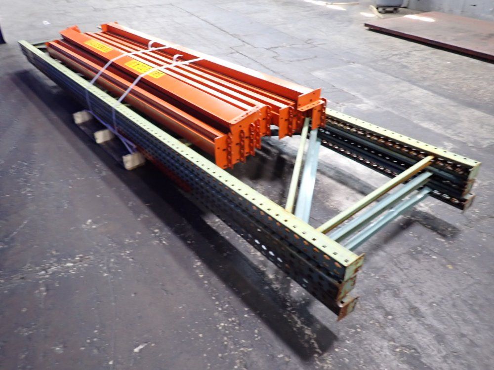 36" X 192" Pallet Racking - Teardrop