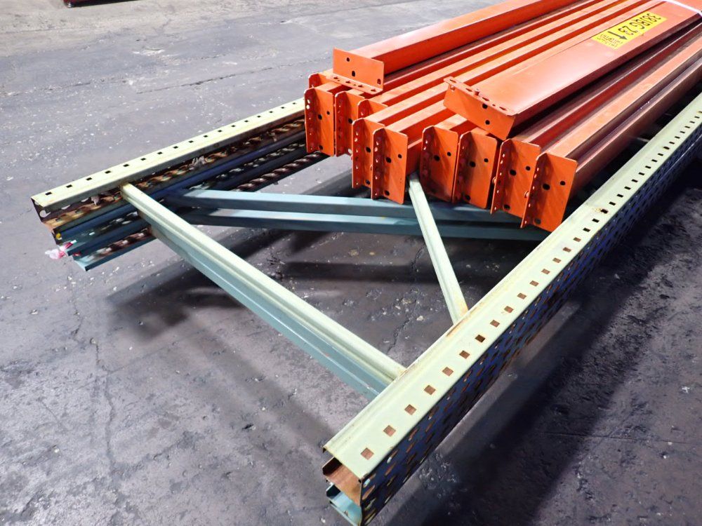 36" X 192" Pallet Racking - Teardrop