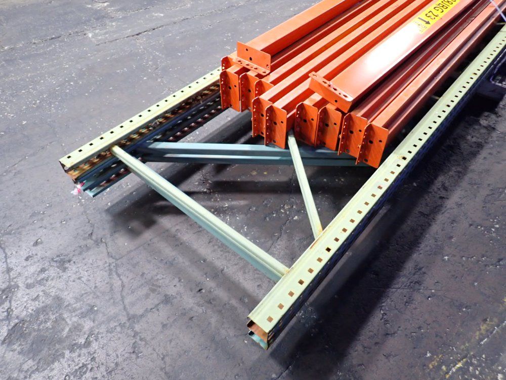 36" X 192" Pallet Racking - Teardrop