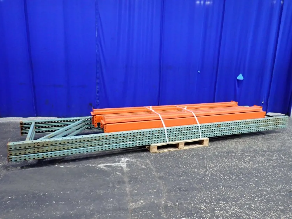 36" X 192" Pallet Racking - Teardrop