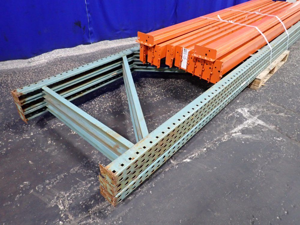 36" X 192" Pallet Racking - Teardrop