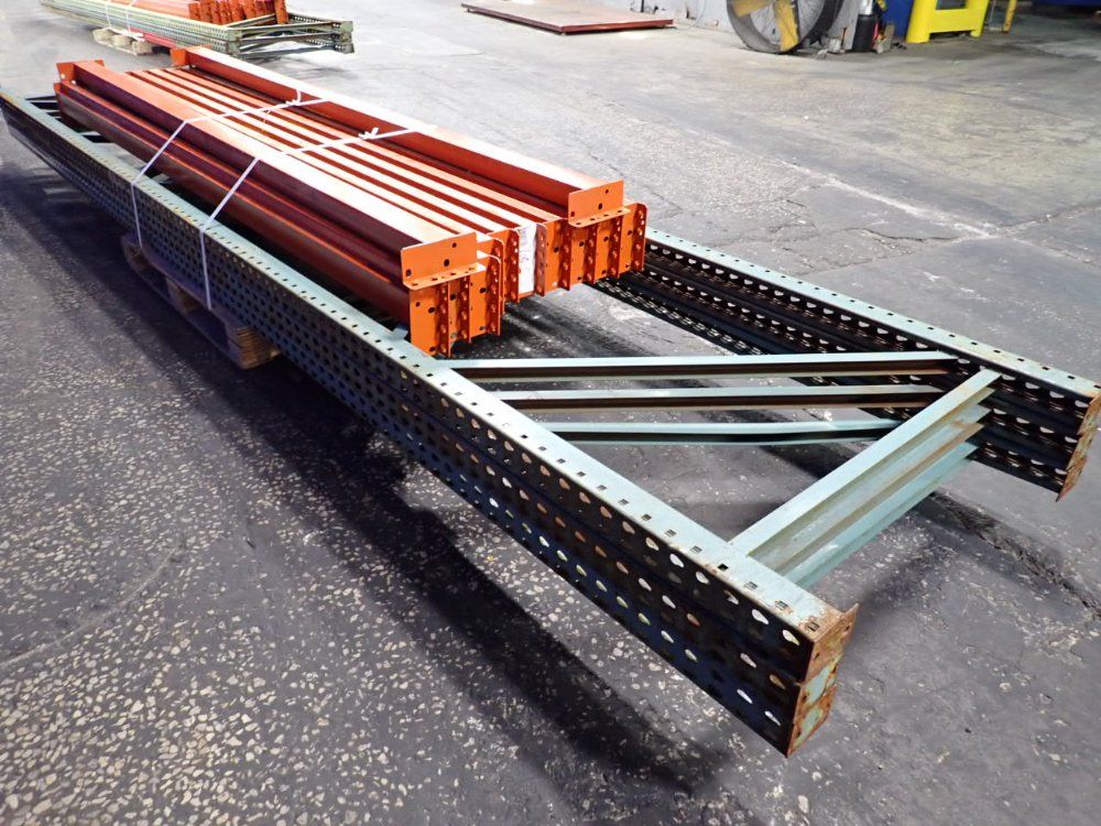 36" X 192" Pallet Racking - Teardrop