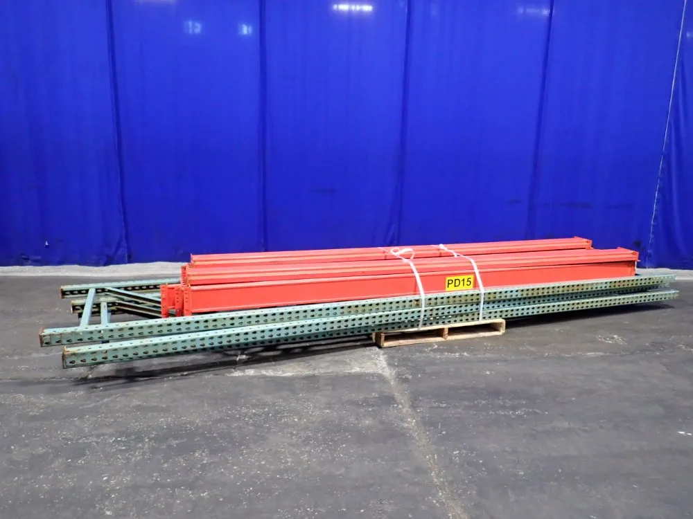 36" X 192" Pallet Racking - Teardrop