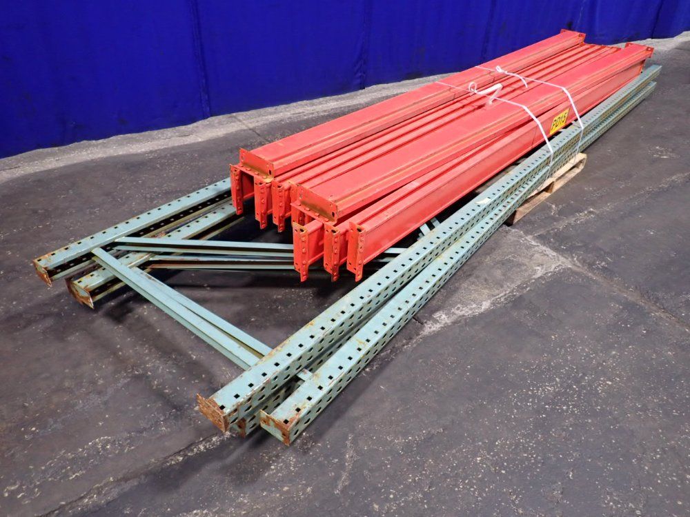36" X 192" Pallet Racking - Teardrop