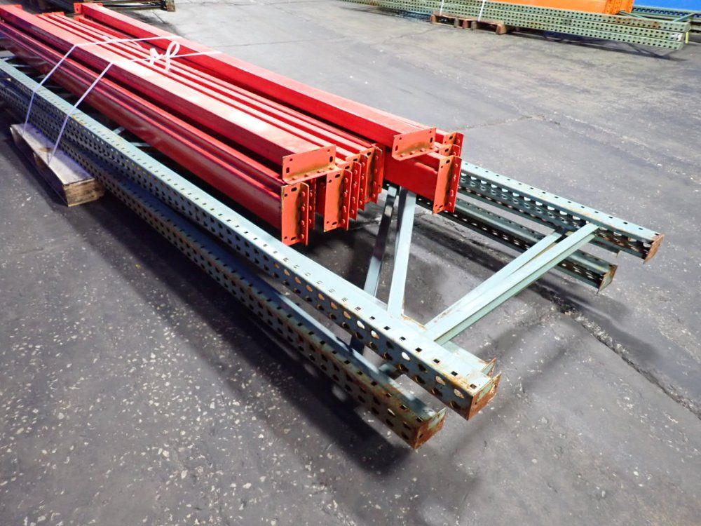 36" X 192" Pallet Racking - Teardrop