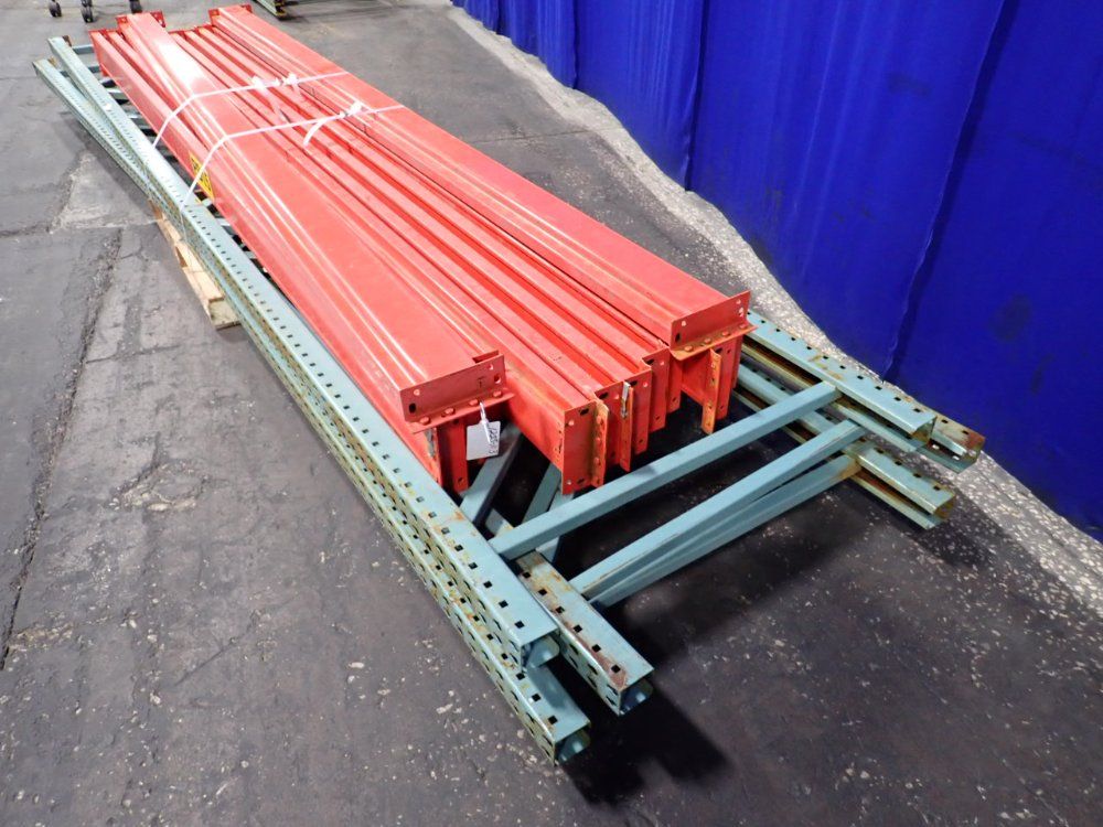 36" X 192" Pallet Racking - Teardrop