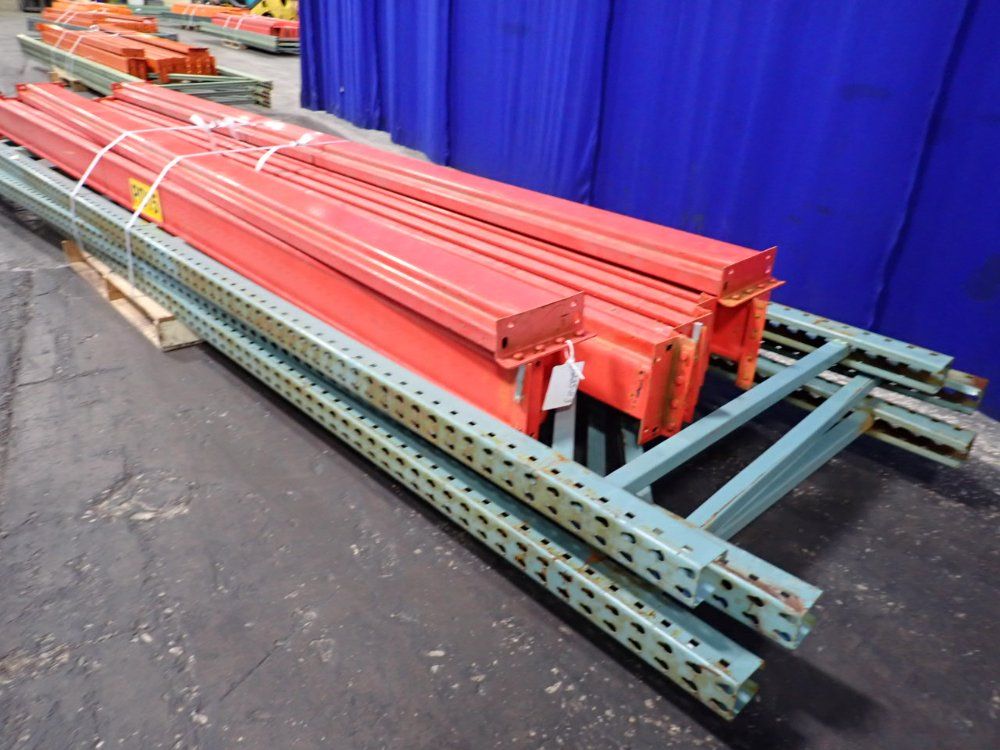 36" X 192" Pallet Racking - Teardrop