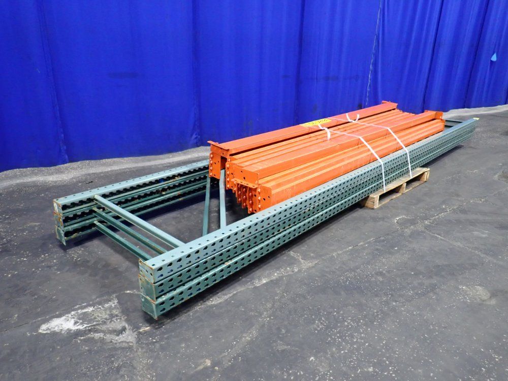 36" X 192" Pallet Racking - Teardrop