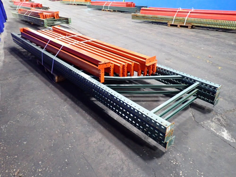 36" X 192" Pallet Racking - Teardrop