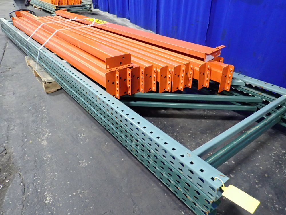 36" X 192" Pallet Racking - Teardrop